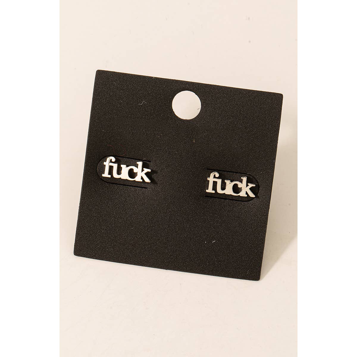 Mini Fuck Stud Earrings