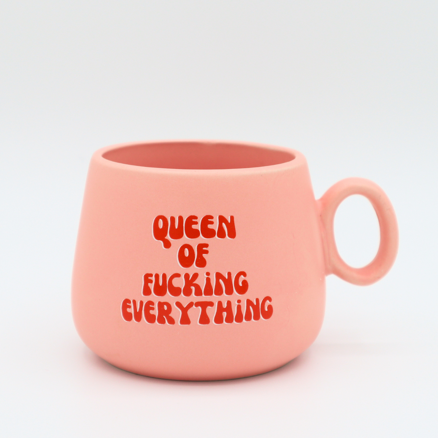 Cappuccino Mug Queen of Fucking Everything