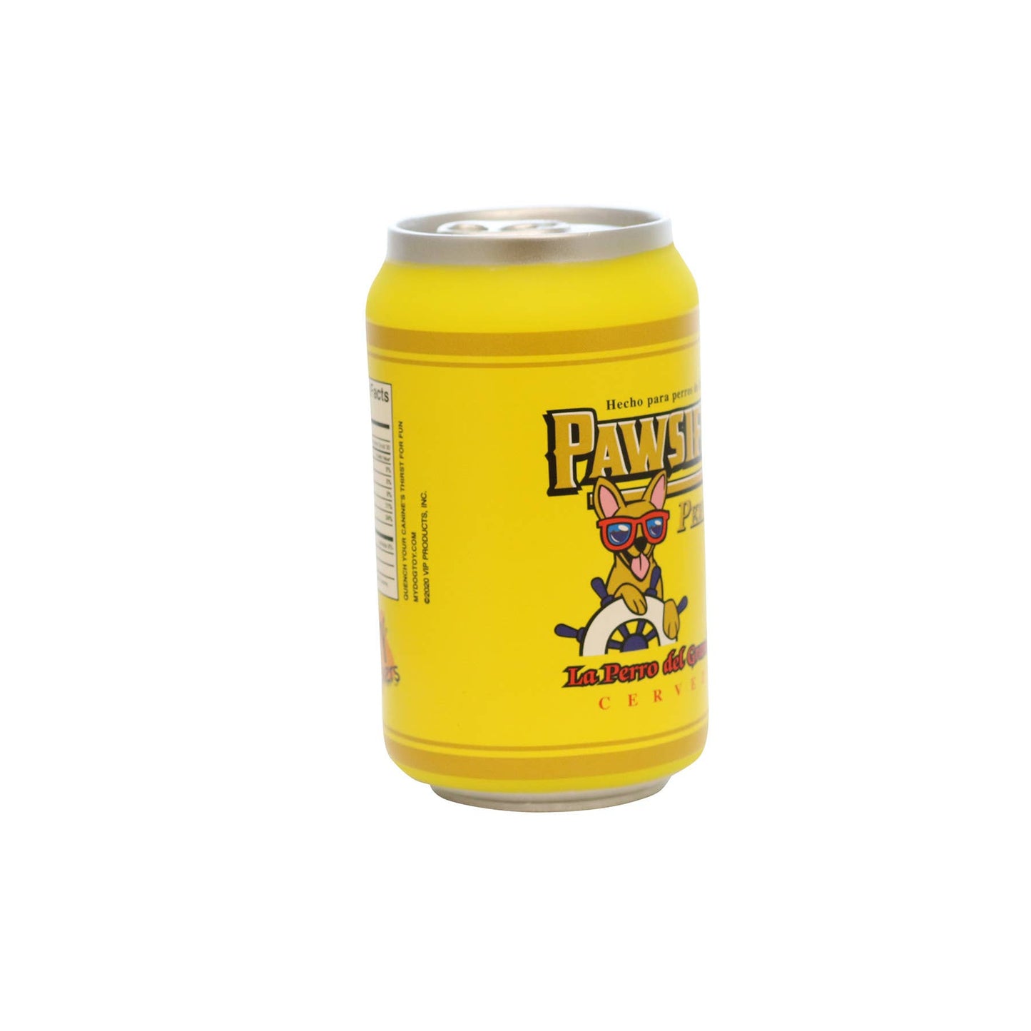 Silly Squeaker Beer Can Pawsifico Perro, Squeaky Dog Toy