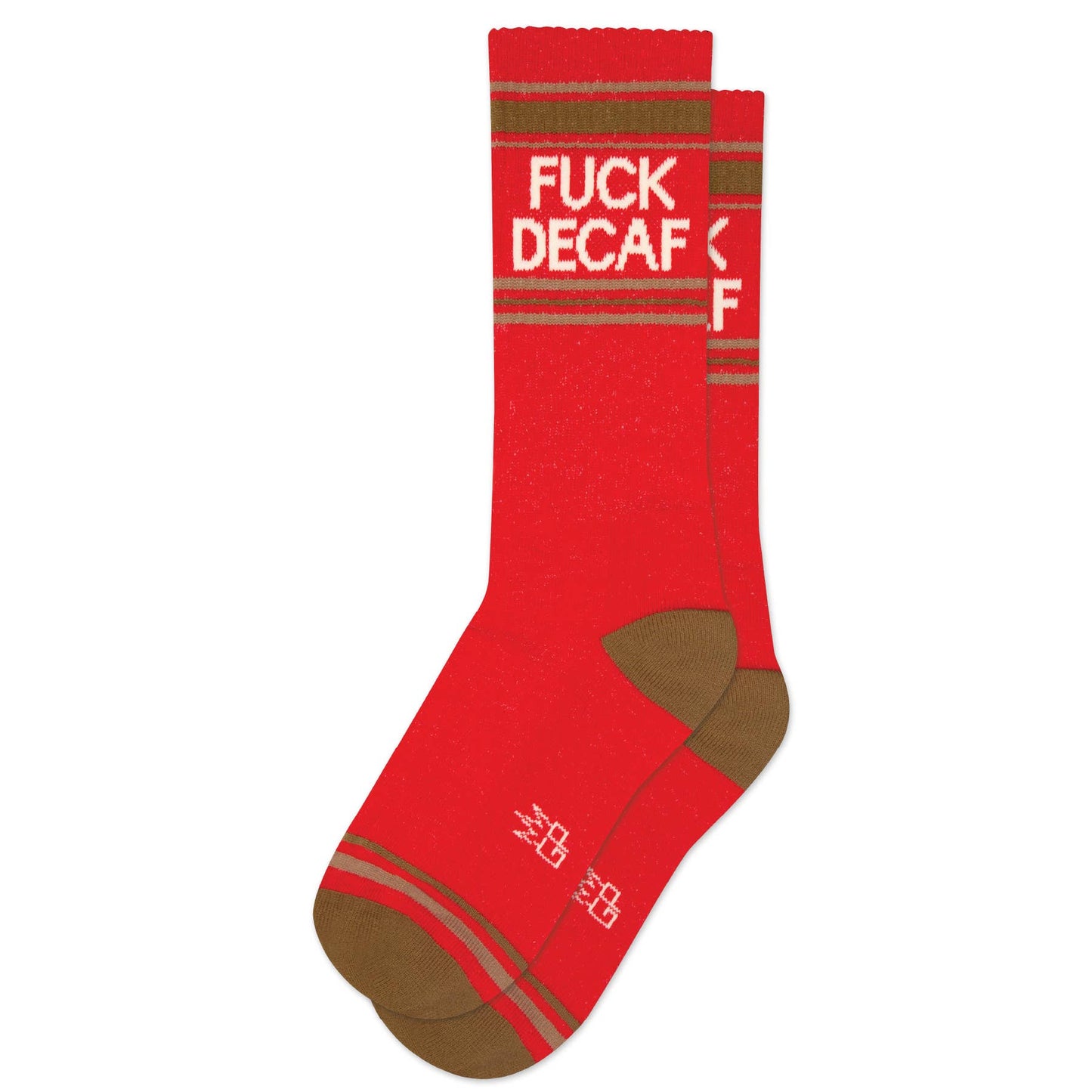 Fuck Decaf Gym Crew Socks