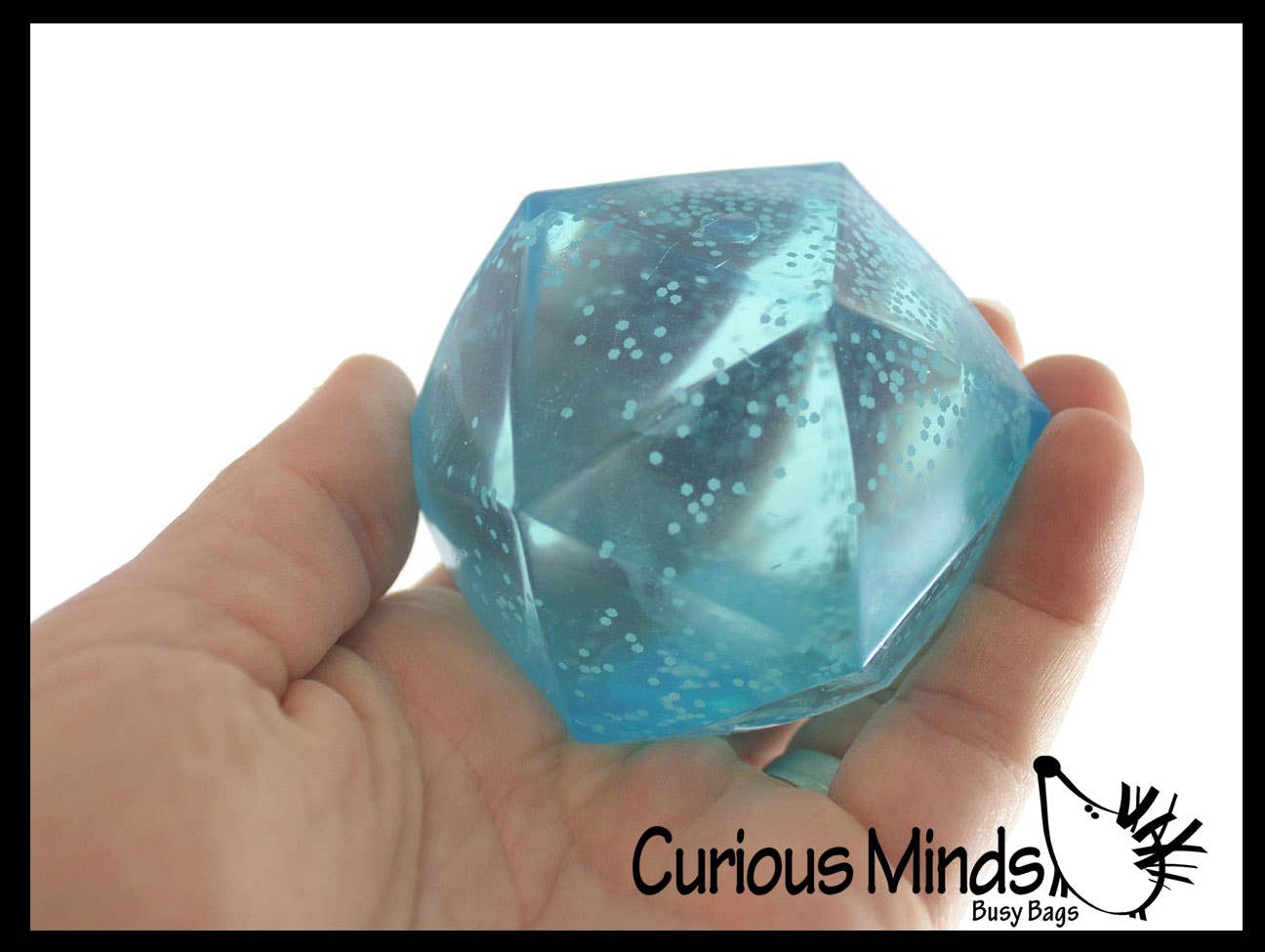 1 Sugar Polyhedron Diamond Shaped Ball - Glow in the Dark Th