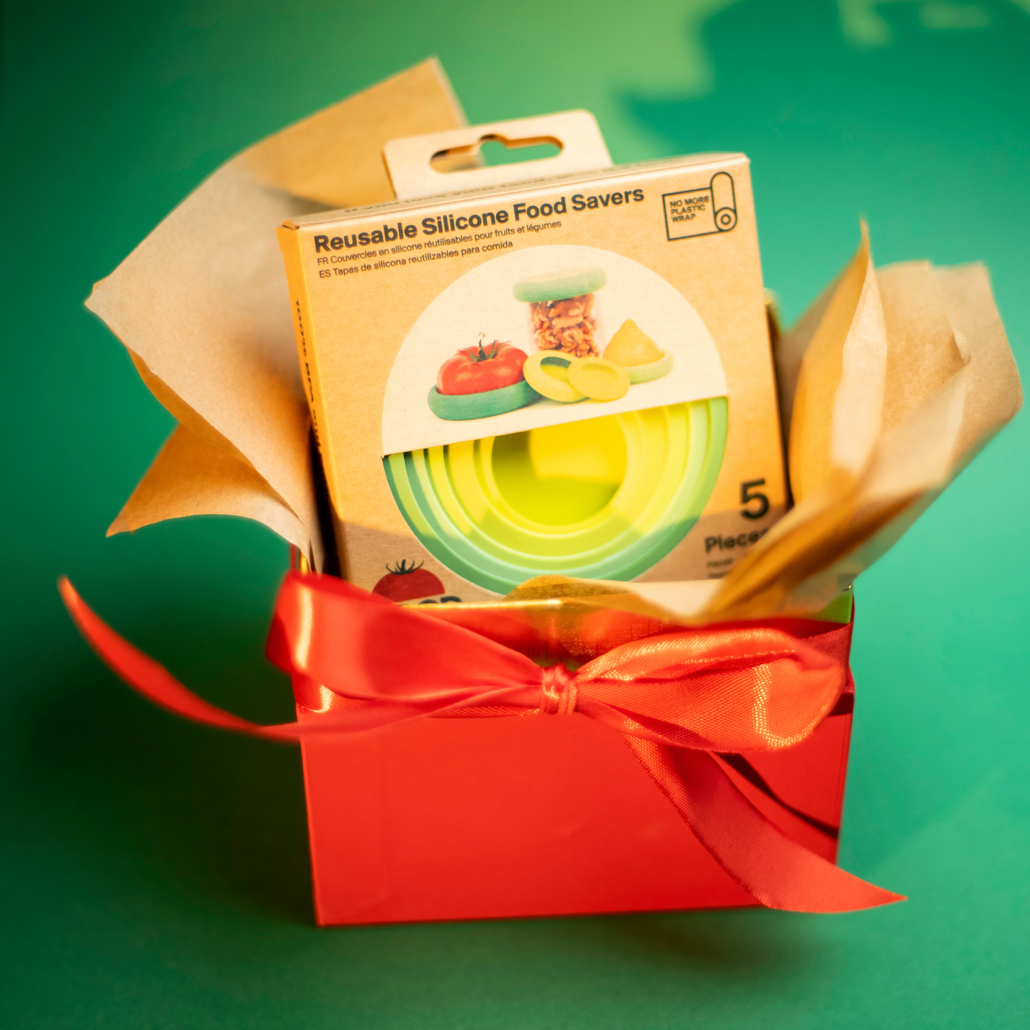Sage Green Food Huggers - Set of 5
