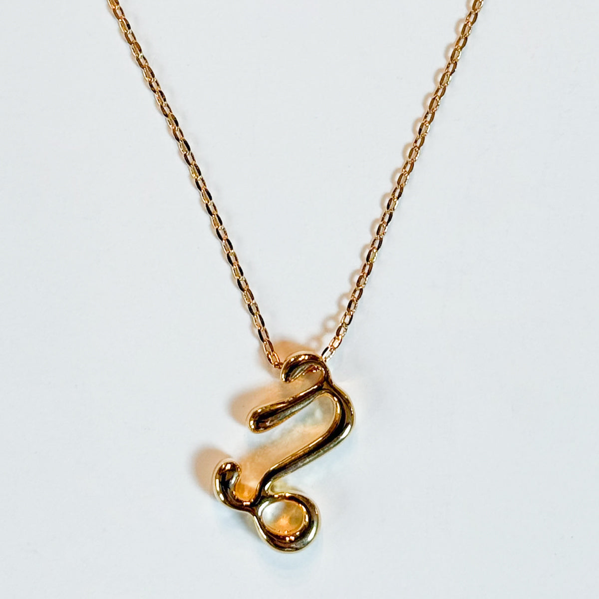 Gold Dipped Zodiac Sign Pendant Necklace