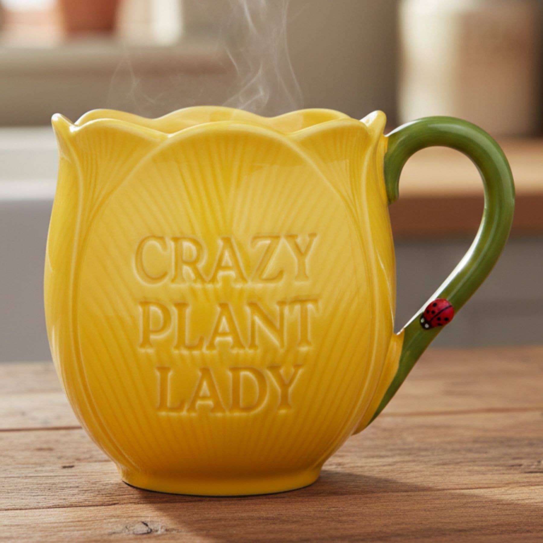Crazy Plant Lady Tulip Gift Mug – Floral Coffee Cup – UltraGogo