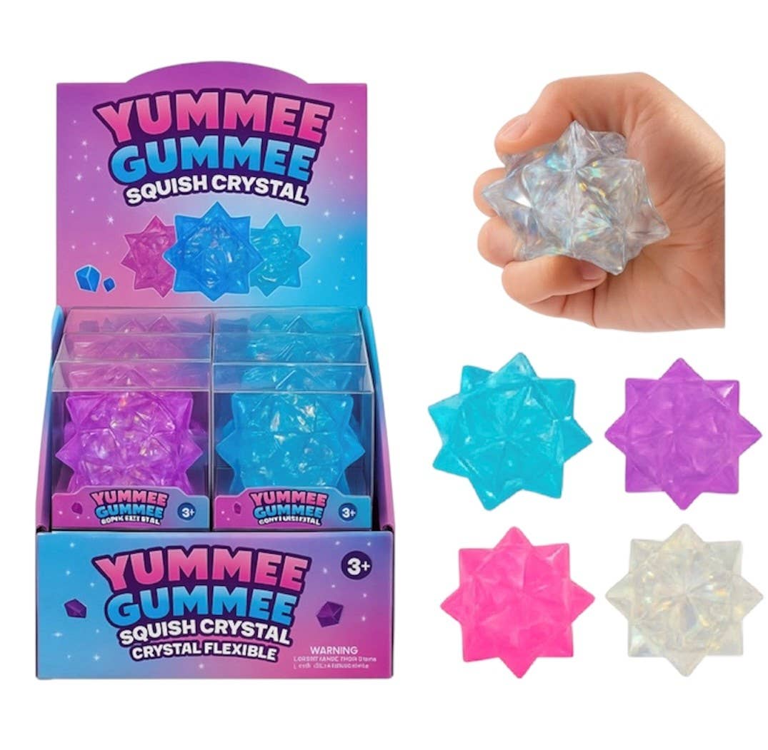 Yummee Gummee Squish Crystal with Shiny Foil