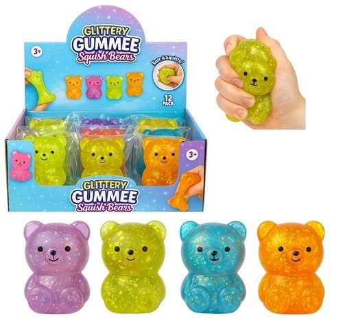 Squishy Glittery Gummee Bear