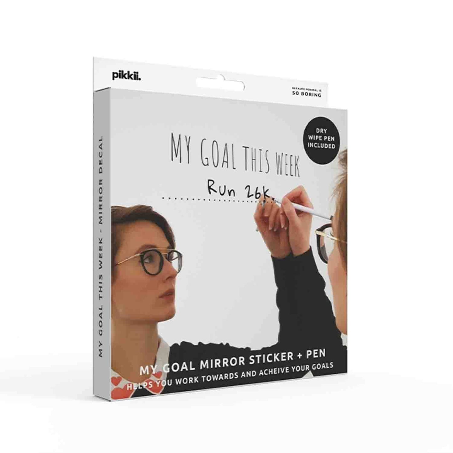 My Goal This Week' Mirror Sticker + Pen Vinyl Decal Kit