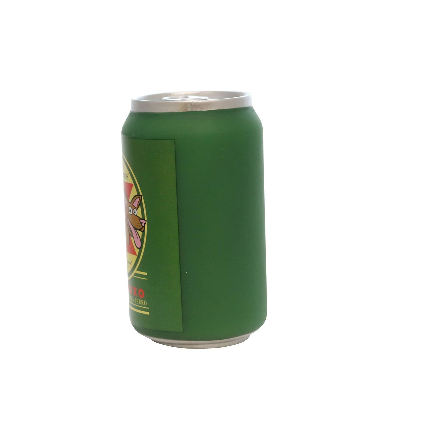 Silly Squeaker Beer Can Dos Perros, Squeaky Novelty Dog Toy