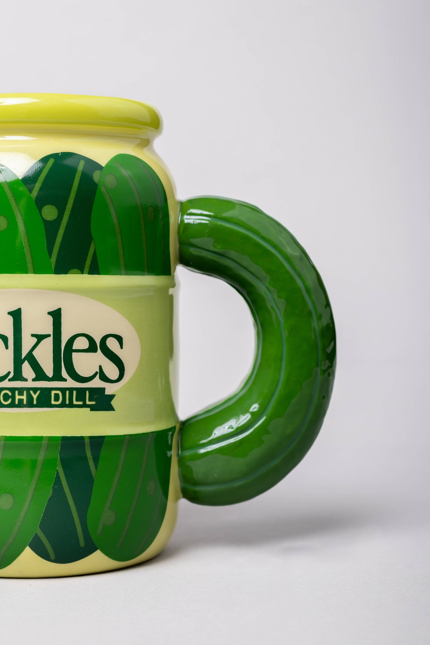 Novelty Ceramic Mug, Pickle Jar