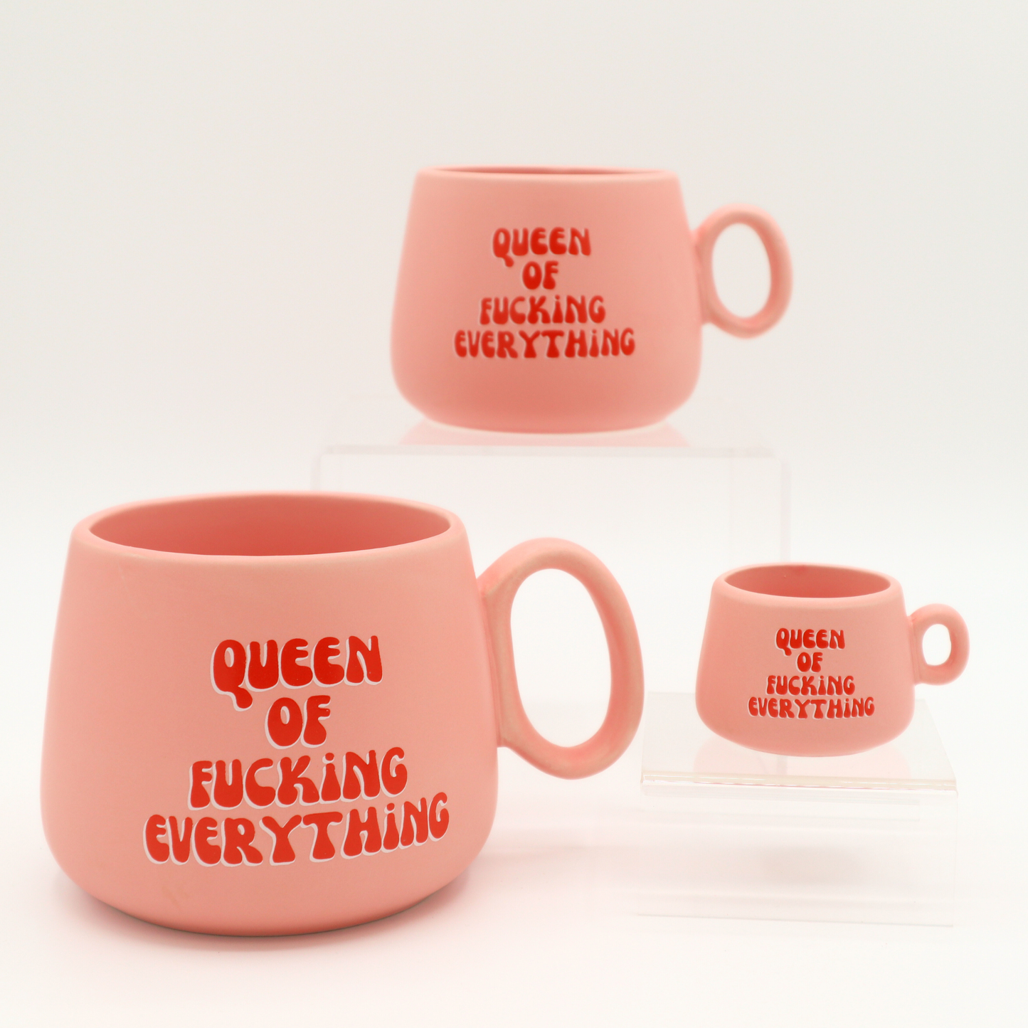 Queen of Fucking Everything - Jumbo Cappuccino Mug