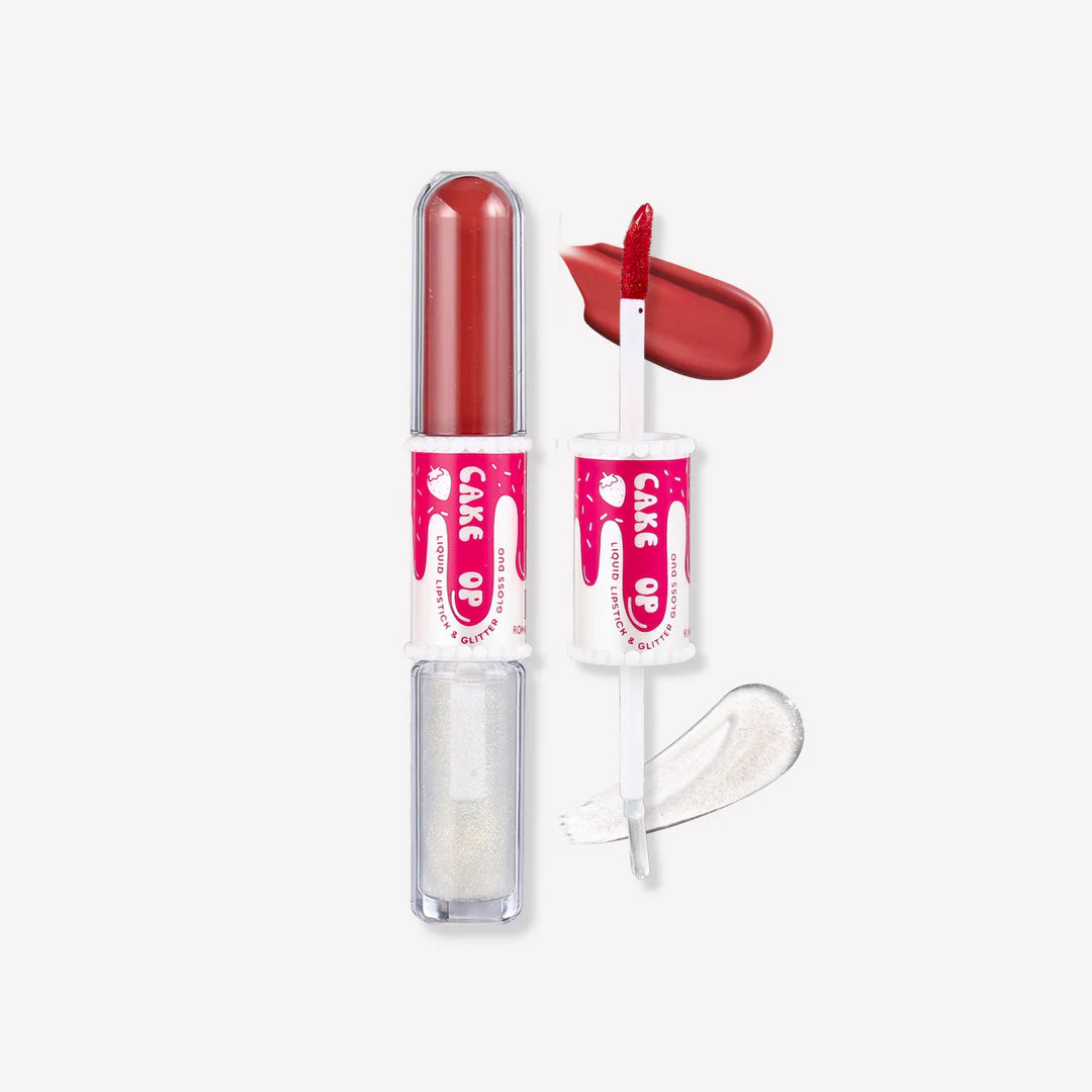 Cake Pop Liquid Lipstick and Glitter Gloss Topper Duo