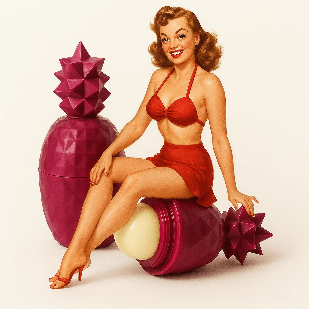 Fuchsia Pineapple Lip Balm - White Choc Raspberry