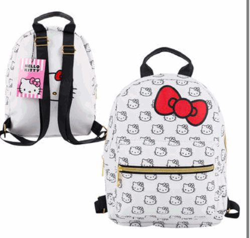 Hello Kitty Printed PU BackPack