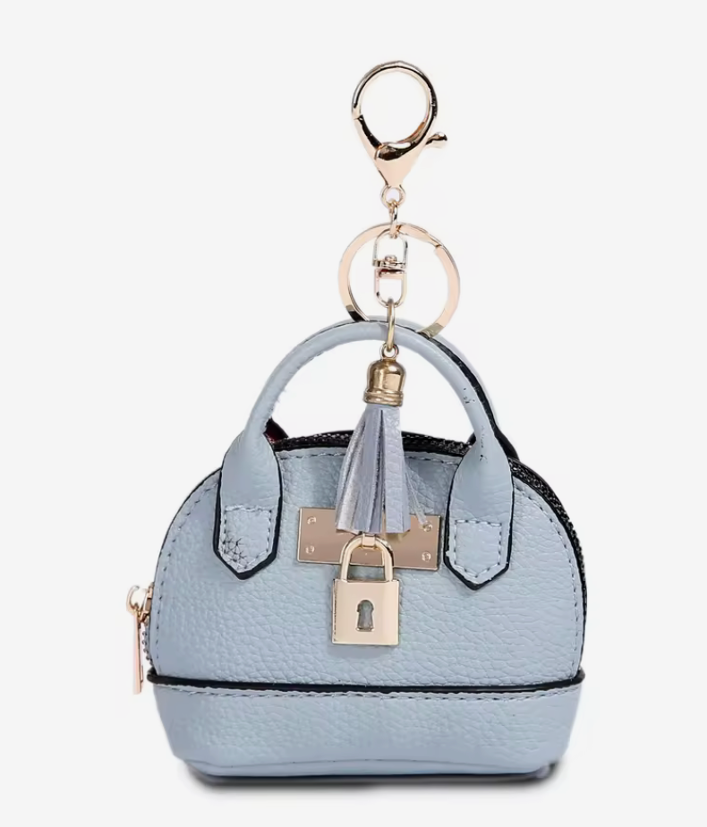 Women Wallet Leather Mini Coin Purse & Key Chain