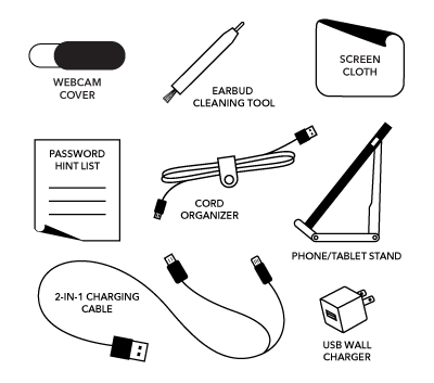 Tech Kit | Vegan Leather | Father's Day Gifts | Mens Gifts