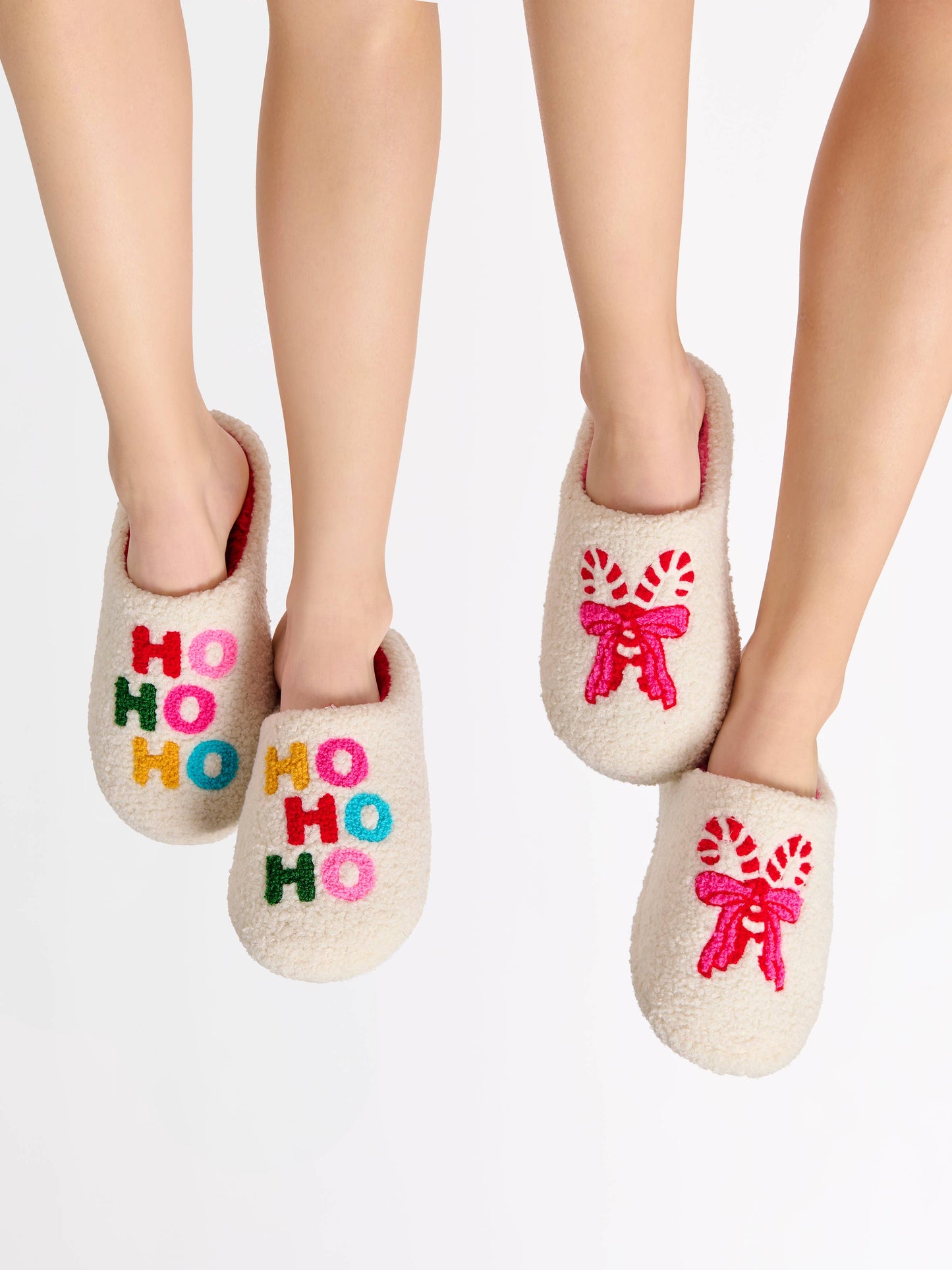 "HO HO HO" SLIPPERS