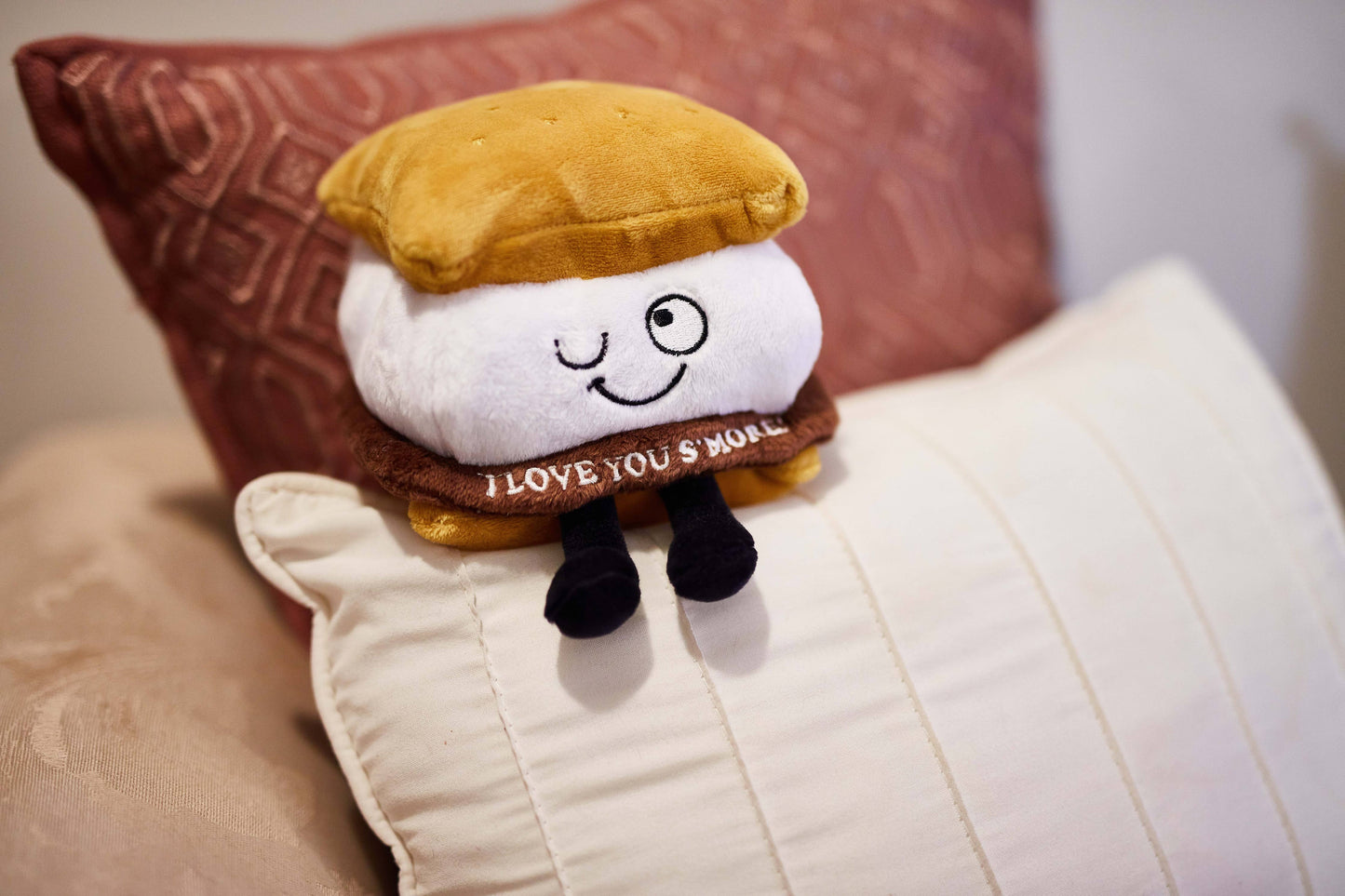 Cute S'Mores Plushie Soft Cuddly Perfect For Gifting Toy