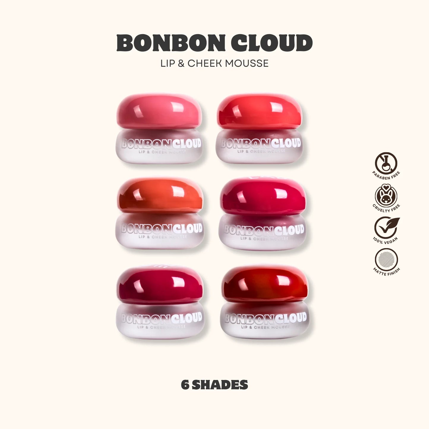 Bonbon Cloud Lip and Cheek Mousse by Oz Lab