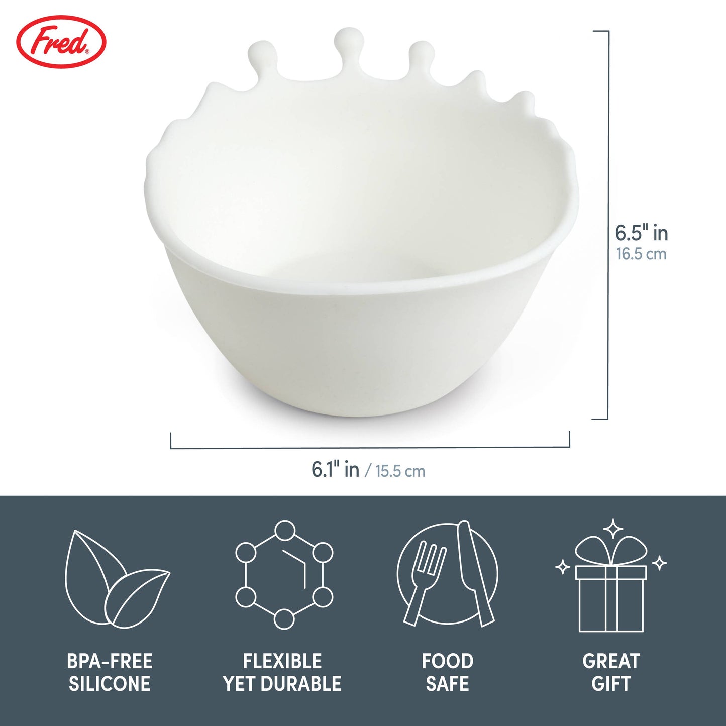 Spilt Milk - Silicone Cereal Bowl