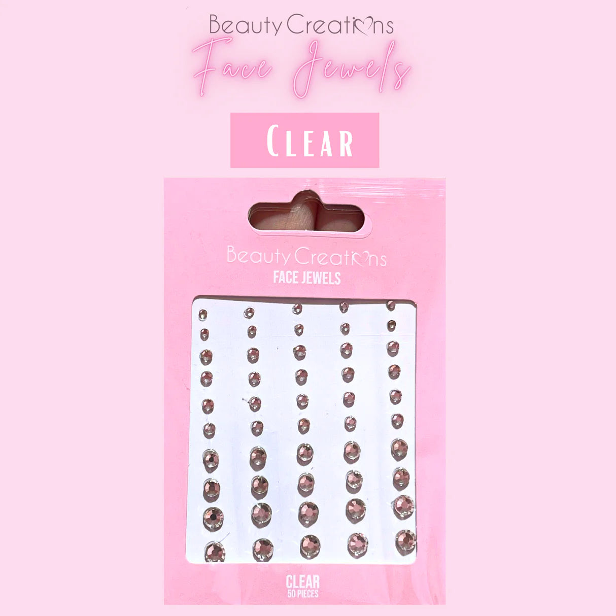 FACE JEWELS - Clear