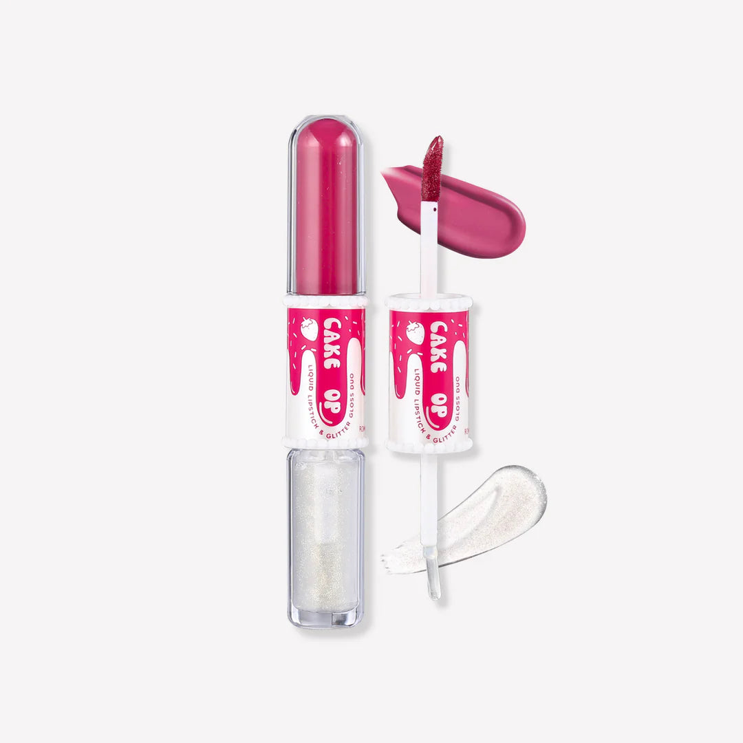 Cake Pop Liquid Lipstick and Glitter Gloss Topper Duo