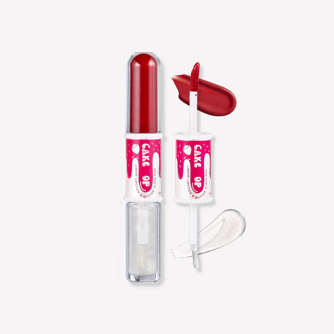 Cake Pop Liquid Lipstick and Glitter Gloss Topper Duo