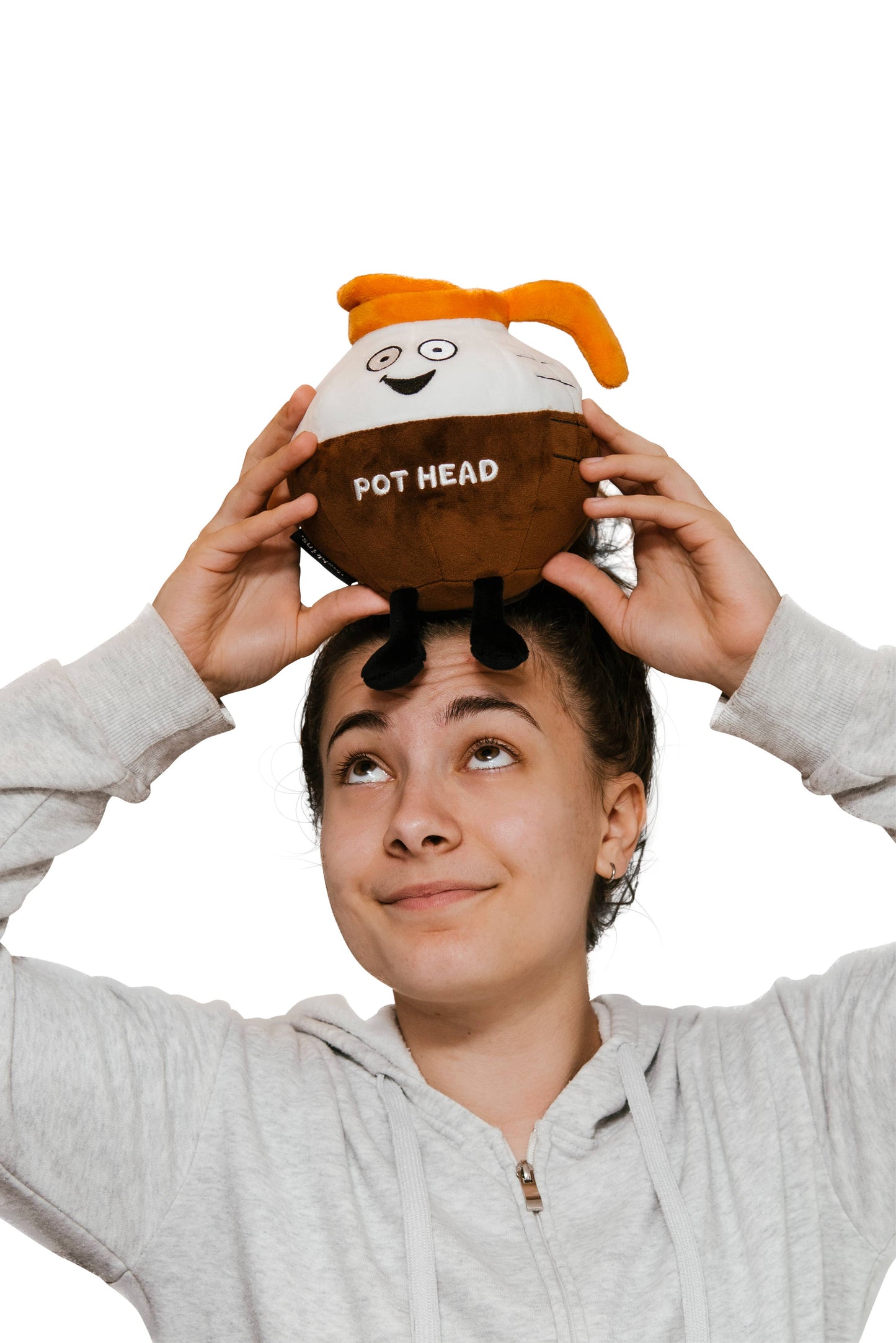 Plush Coffee Pot Pot Head Soft Cuddly Perfect Toy Funny