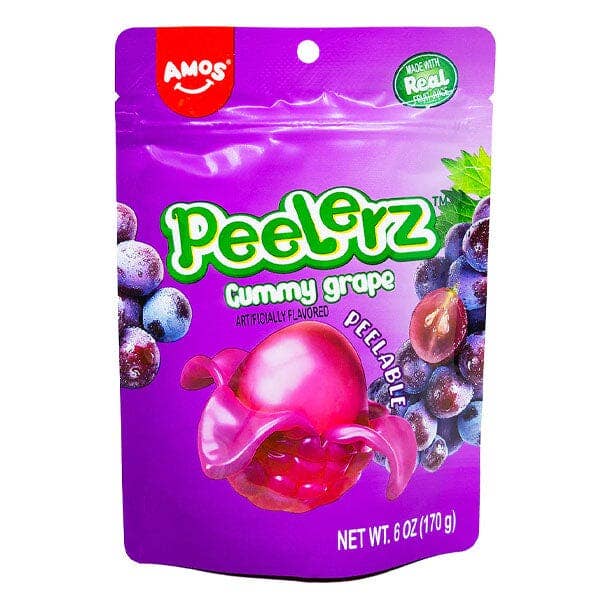 Amos 4D Peelerz Peelable Fruit Gummy Candy (6oz) Multiple Flavors