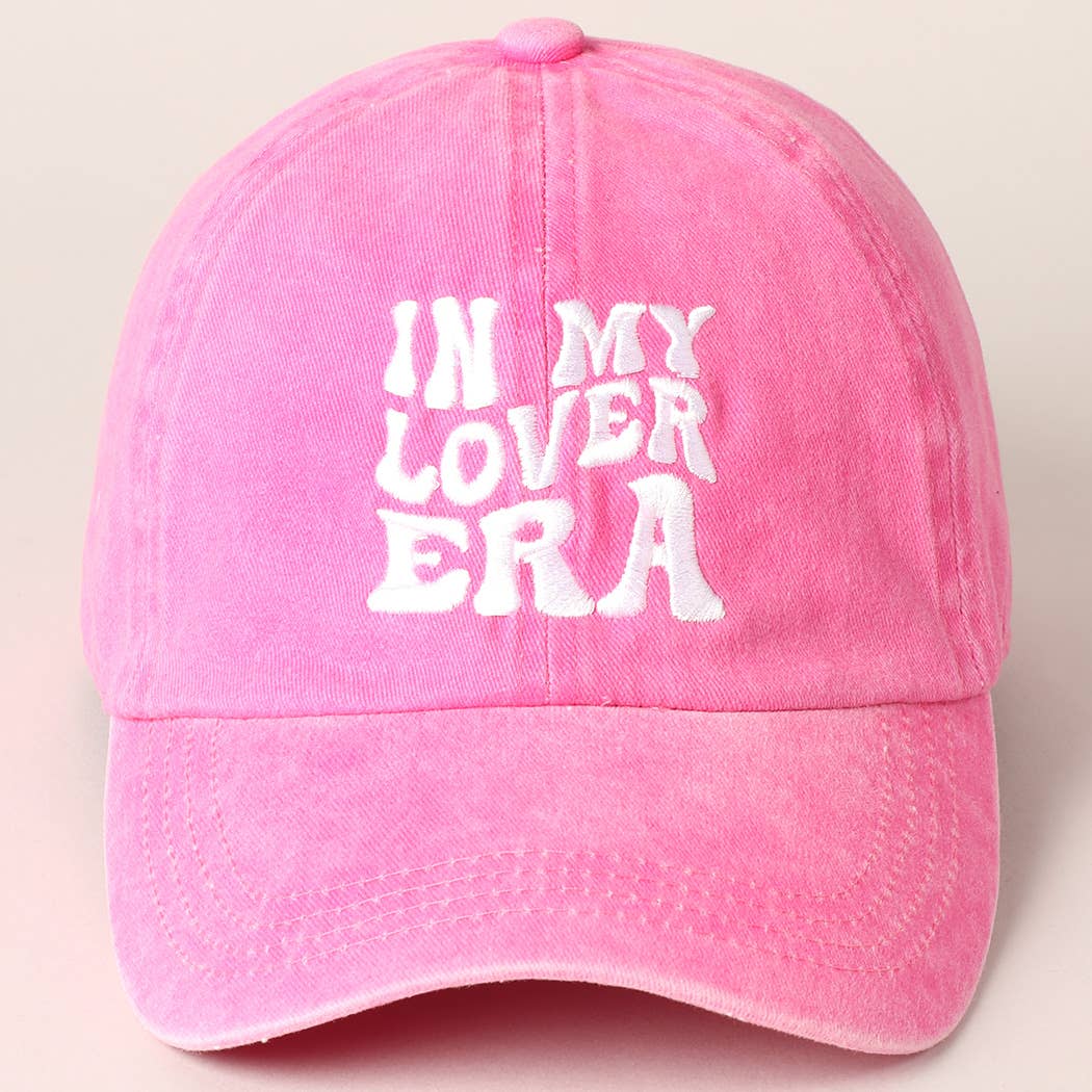 Embroidered Letters In My Lover Era Baseball Cap