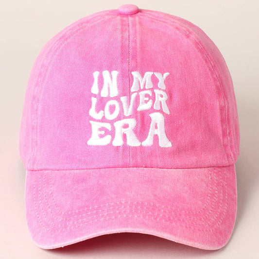 Embroidered Letters In My Lover Era Baseball Cap