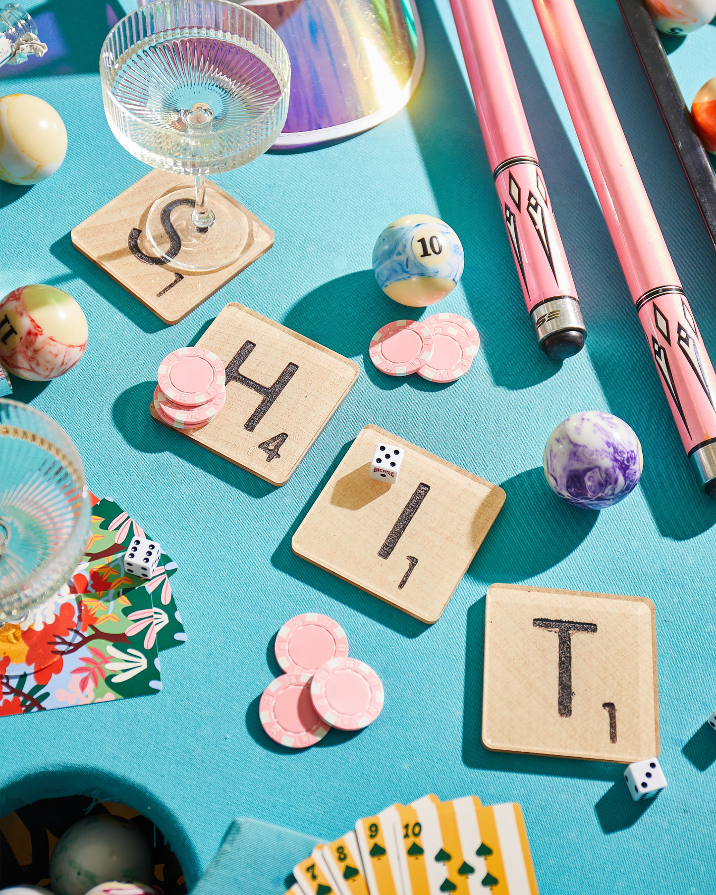 Shit Scrabble Tiles | Set of 4 Coasters