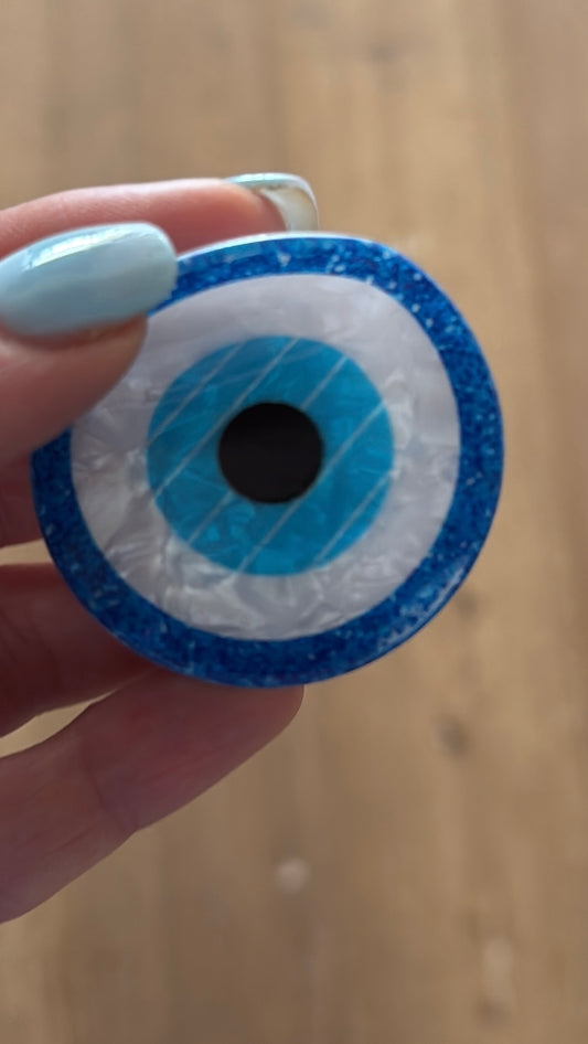 Evil Eye Hair Mini Hair Claw