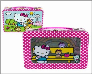 Hello Kitty Metallic Lunchbox