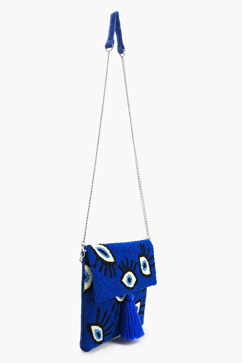 Saphire Whimsical Wonder Eye Clutch