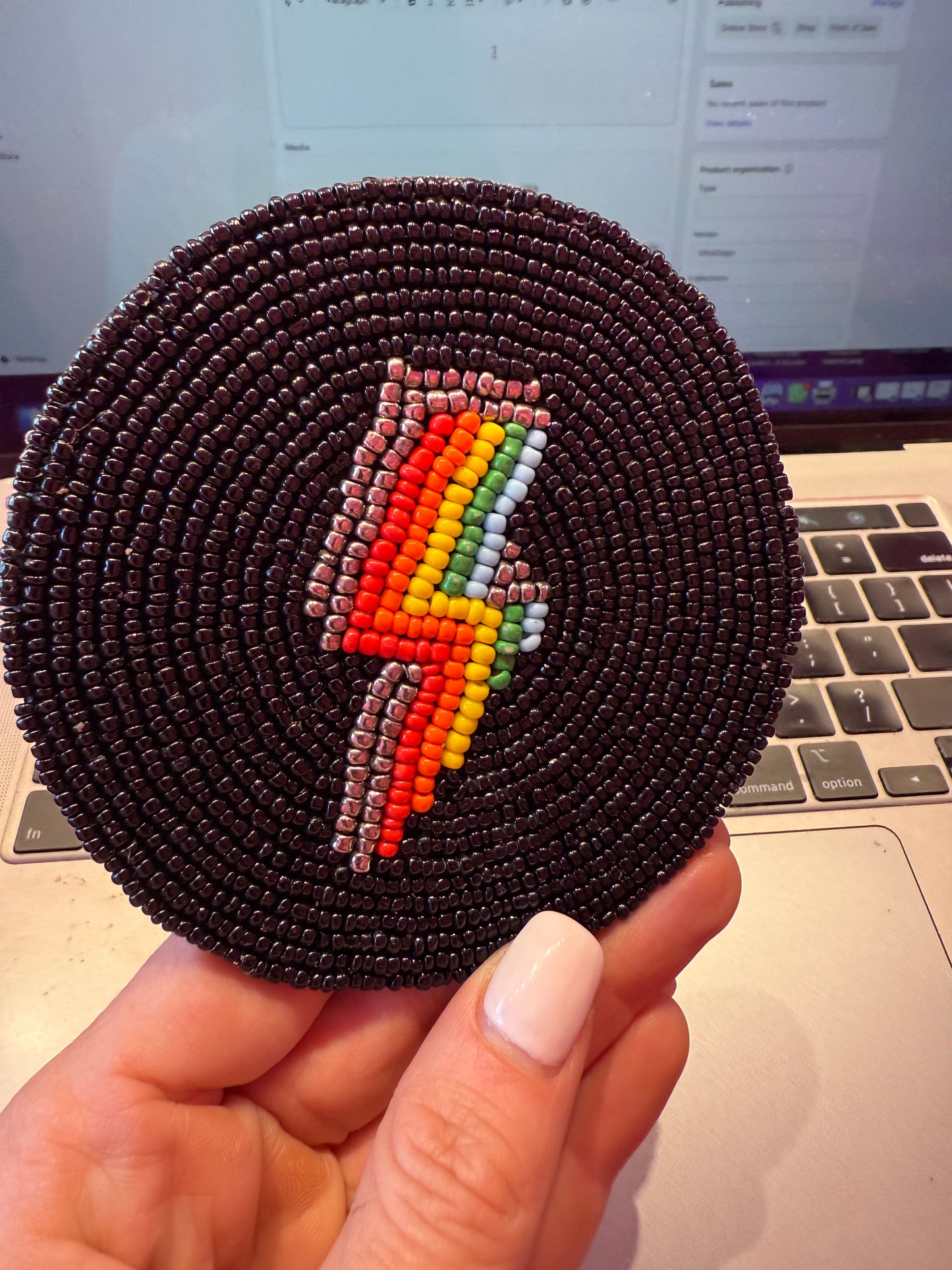 Thunderbolt Coasters Black