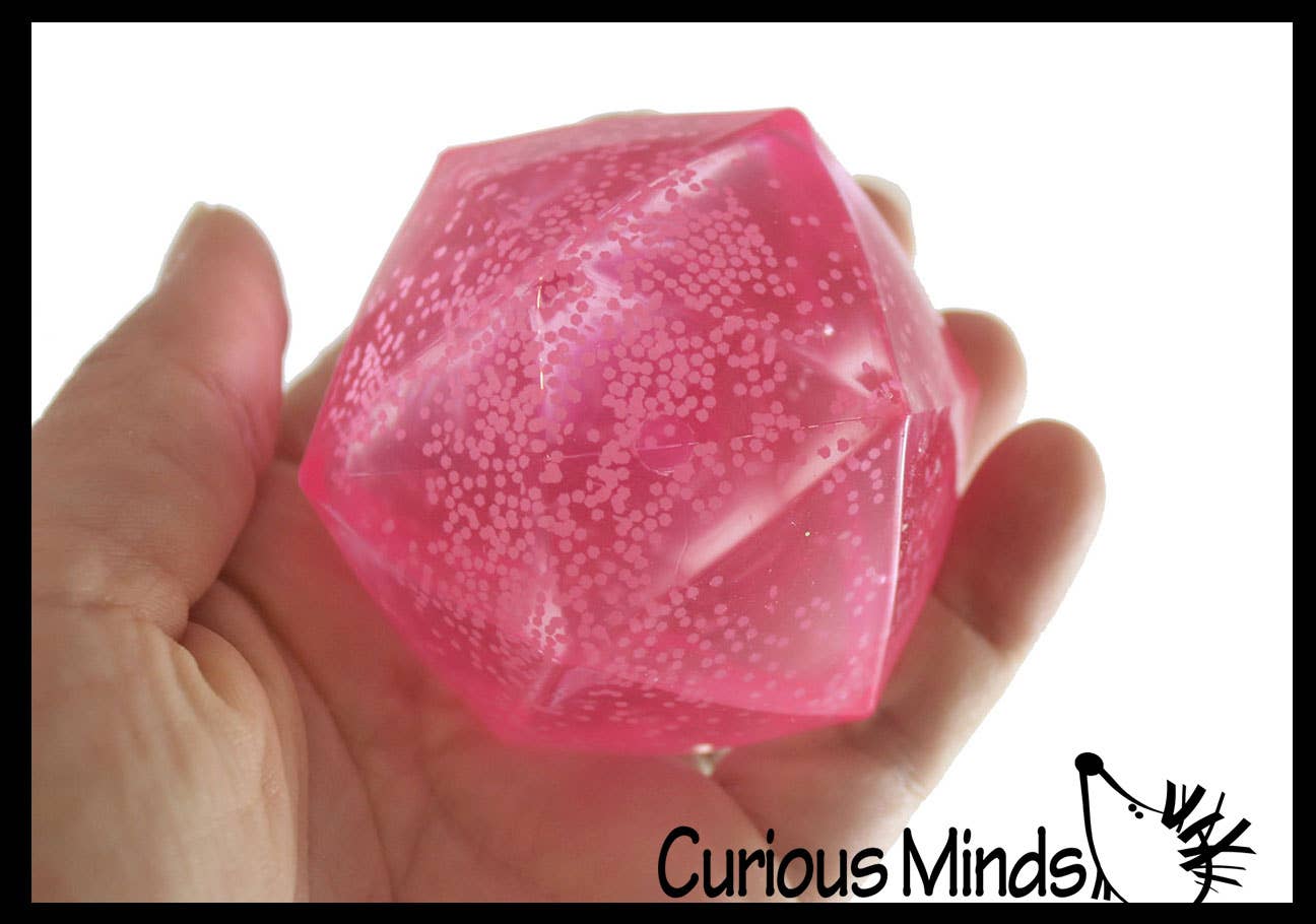 1 Sugar Polyhedron Diamond Shaped Ball - Glow in the Dark Th