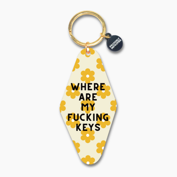 Where Are My Fucking Keys - Printed Keychain