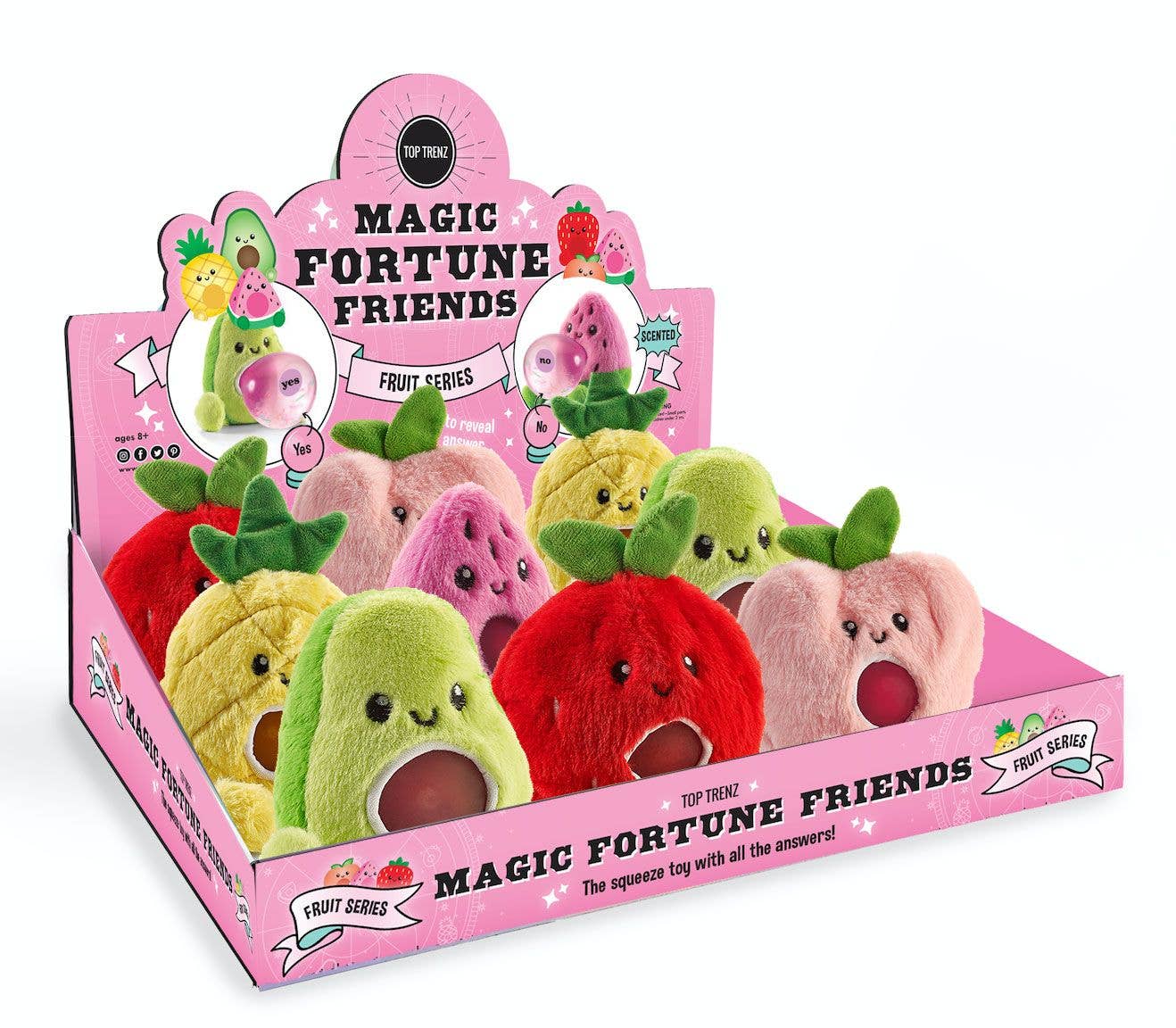 Magic Fortune Friends -  Plush Waterball Toy Fruit Edition