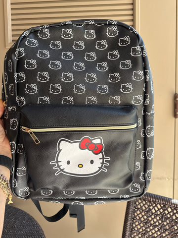 Hello Kitty Black Backpack
