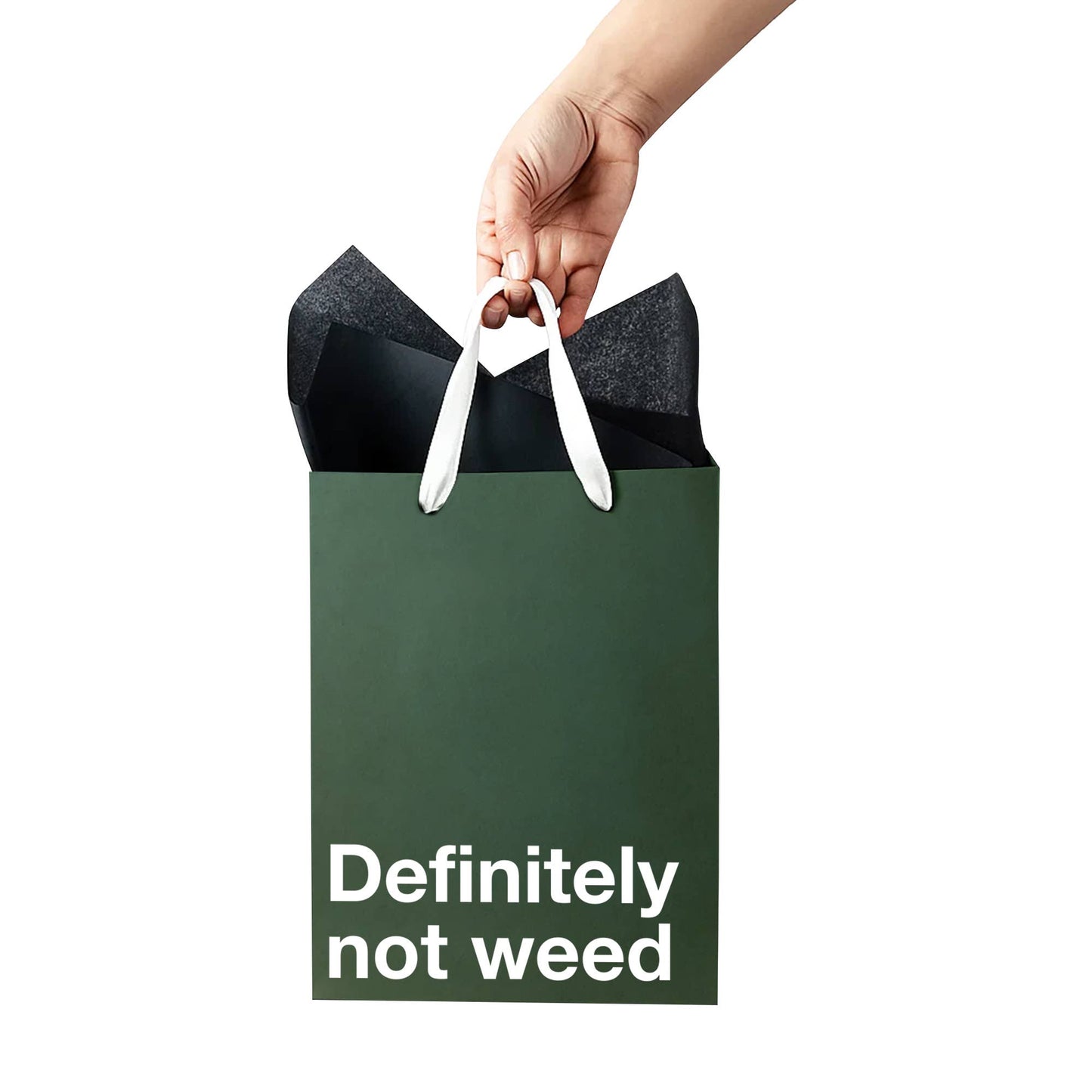 "Definitely not weed" Funny Stoner Gift Bag