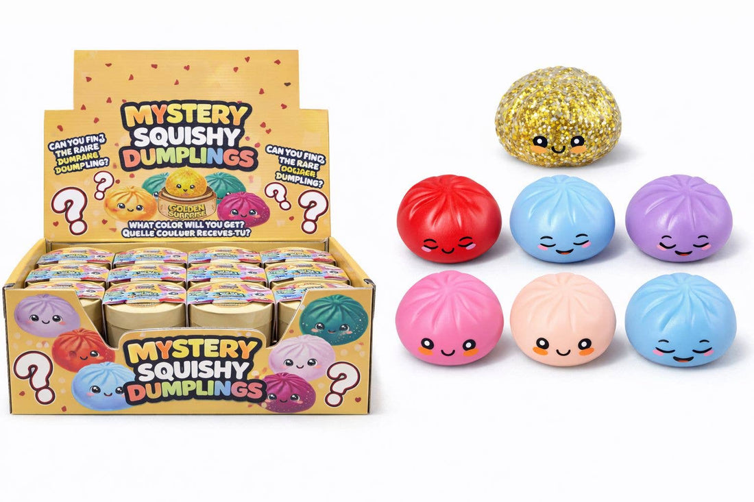 4" Mystery Squishy Dumpling - Assorted Colors