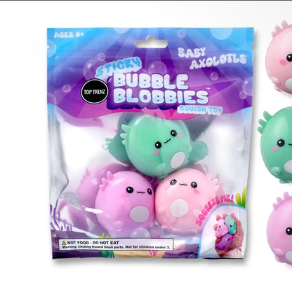 Sticky Bubble Bobblies Frogs Axolotl
