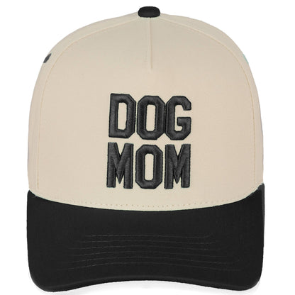 C.C DOG MOM Embroidered Two Tone Trucker Cap