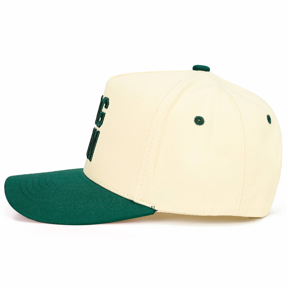 C.C DOG MOM Embroidered Two Tone Trucker Cap