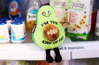 "I'M The Good Kind Of Fat" Novelty Plush Avocado Gift Toy