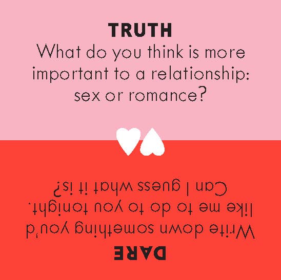 After Dinner Amusements: Truth or Dare for Couples