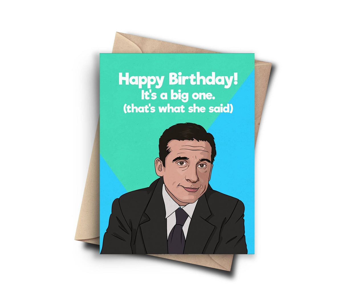 Funny Birthday Card - The Office Birthday Card for Best Friend