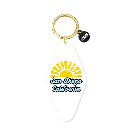 Printed Keychain San Diego California