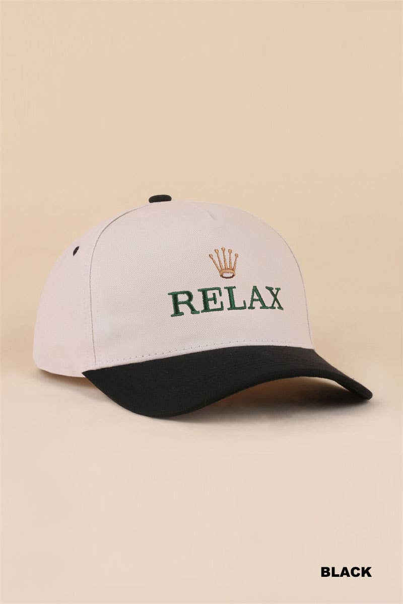 Relax Two Tone Snapback Hat
