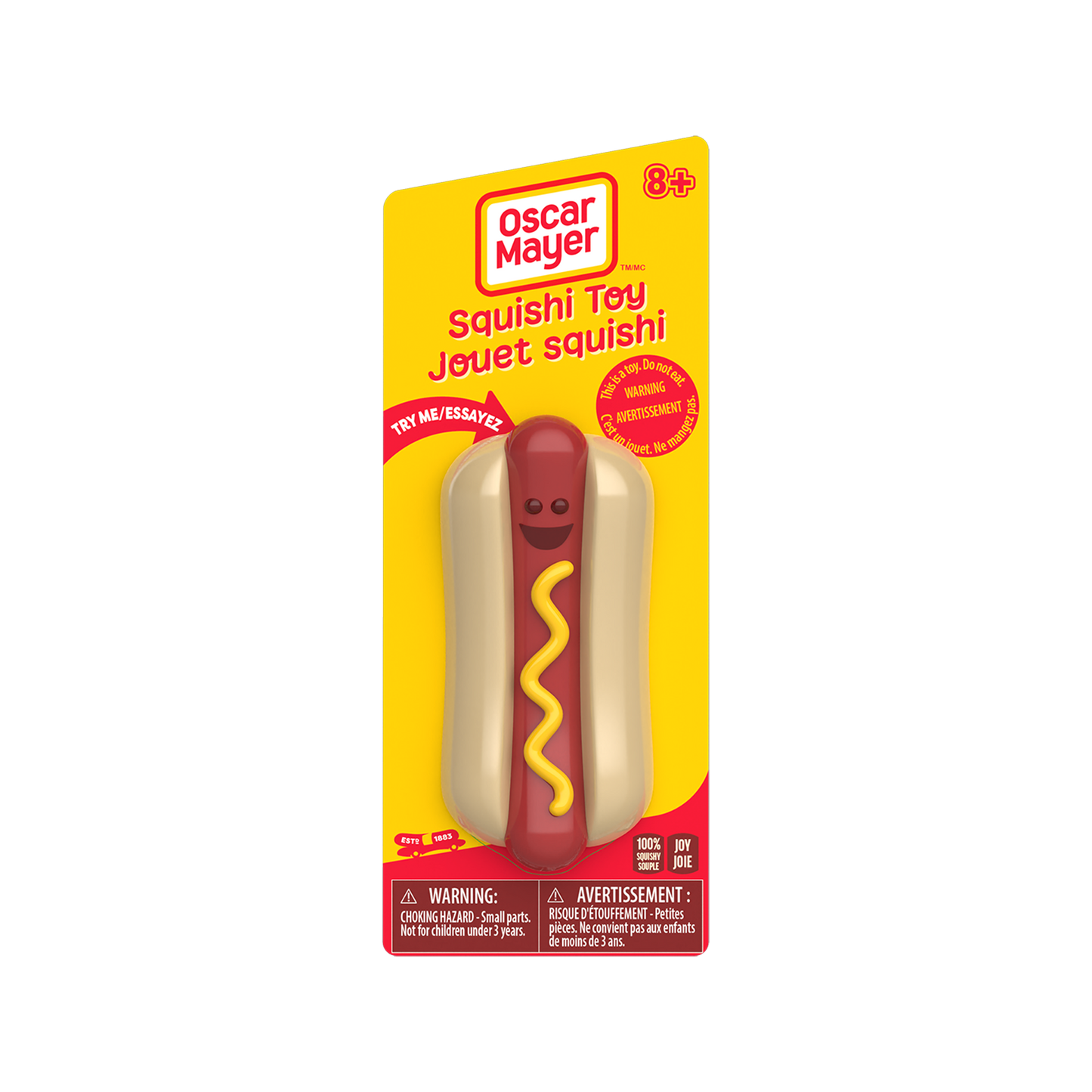 OSCAR MAYER SQUISHI HOT DOG TOY